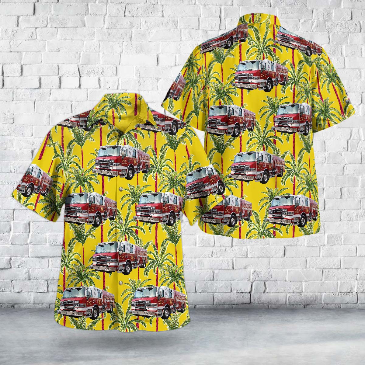 Mason City, Iowa, Mason City Fire Department Hawaiian Shirt