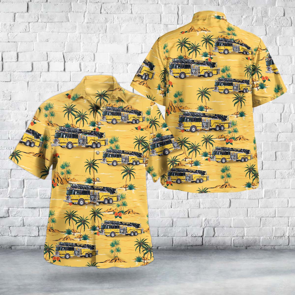 Mattydale, New York, Salina Consolidated Fire District No.2 Hawaiian Shirt