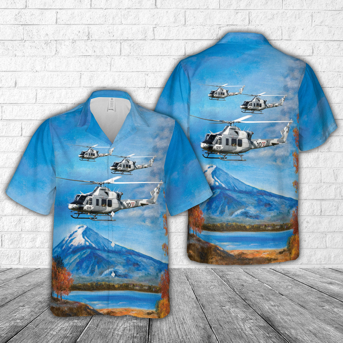 Mexican Air Force Bell 412EP Hawaiian Shirt