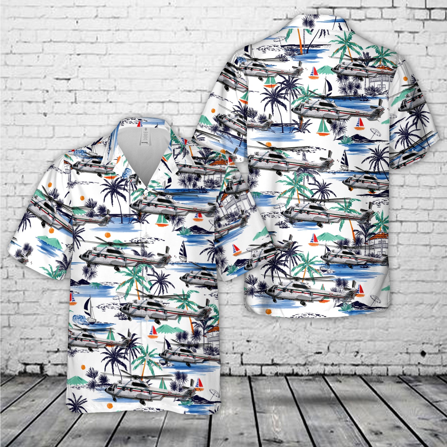 Mexican Air Force Eurocopter EC-225LP Super Puma Mk2+ Hawaiian Shirt