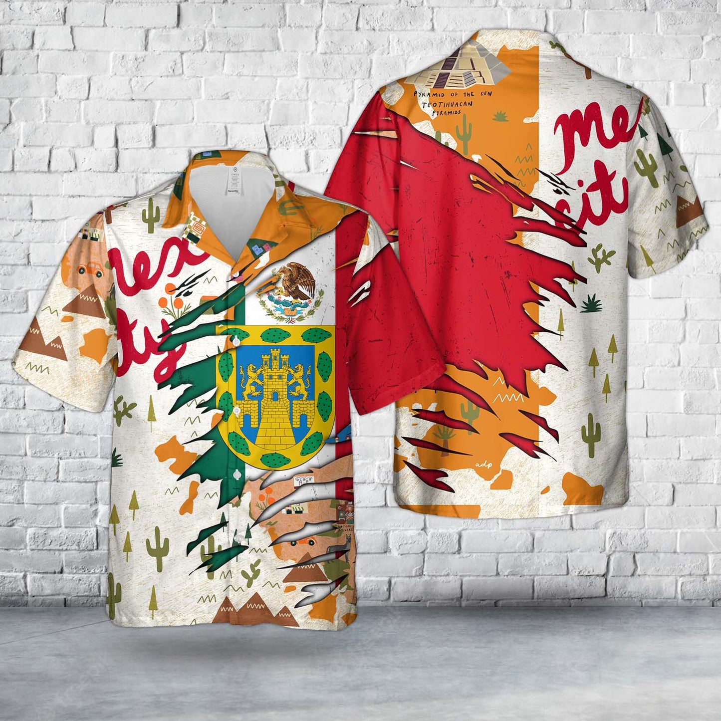 Mexico City Hawaiian Shirt