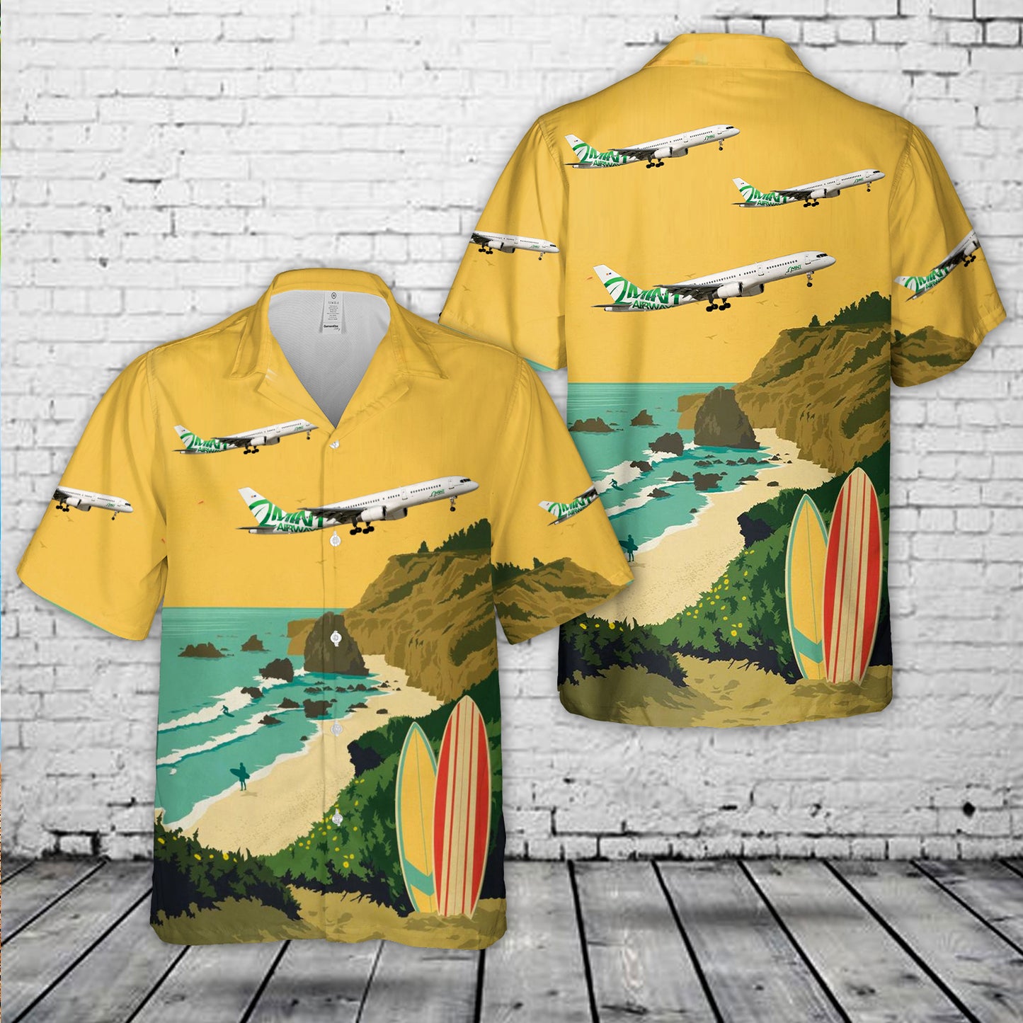 Mint Airways Boeing 757 Hawaiian Shirt