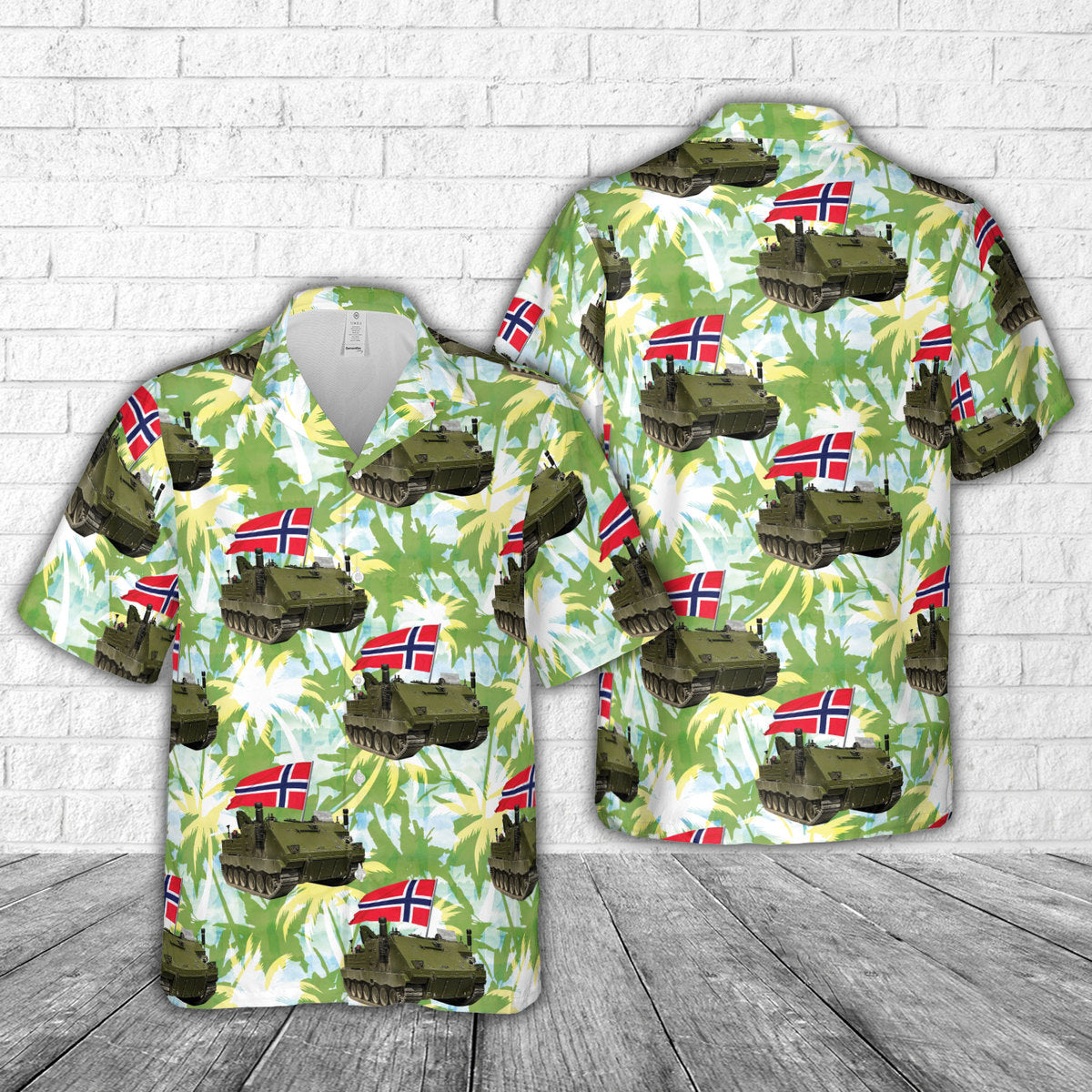 Norwegian Army ACSVG5 Hawaiian Shirt