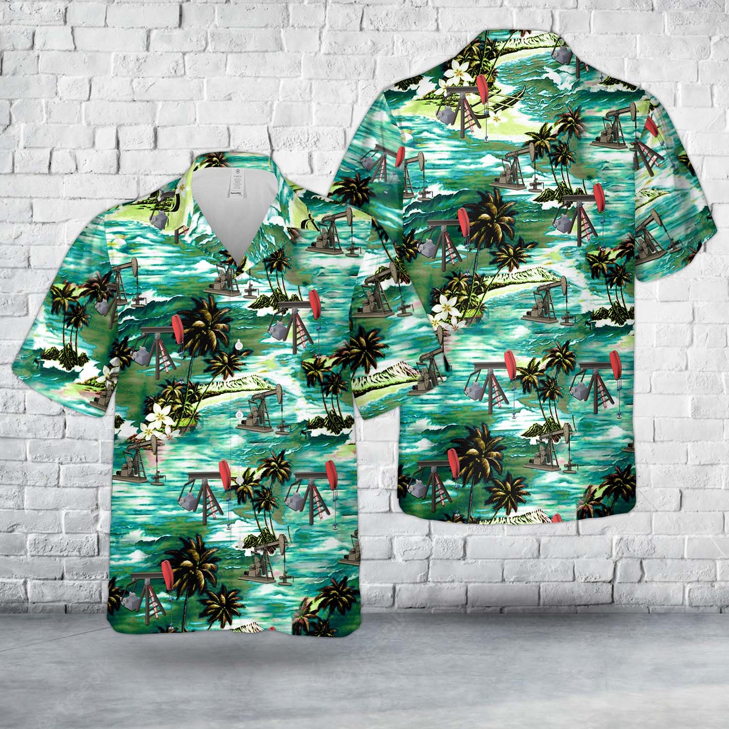 Oilfield Machine Hawaiian Shirt