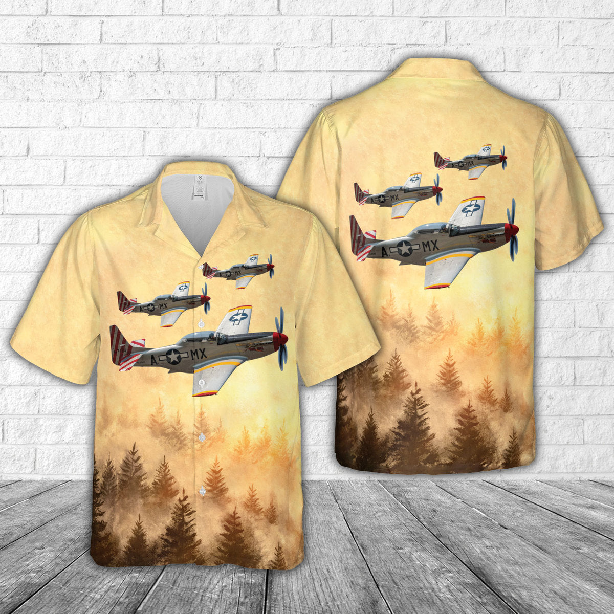P-51 Mustang Mad Max Hawaiian Shirt