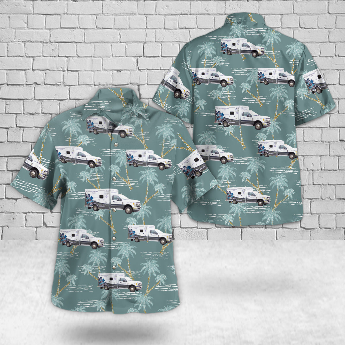 Pennsburg, Pennsylvania, Upper Perkiomen Valley Ambulance Hawaiian Shirt