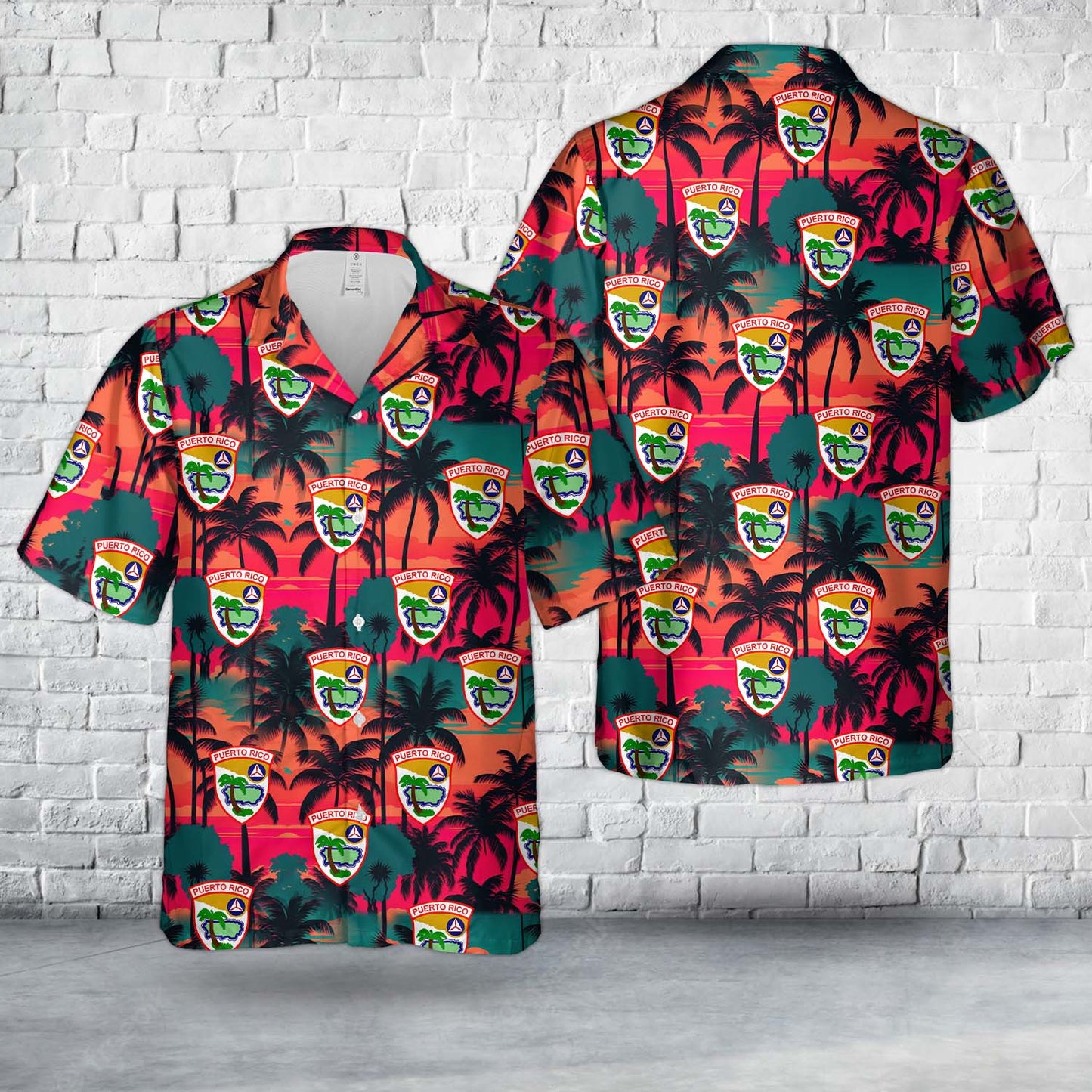 Puerto Rico Wing Civil Air Patrol Hawaiian Shirt