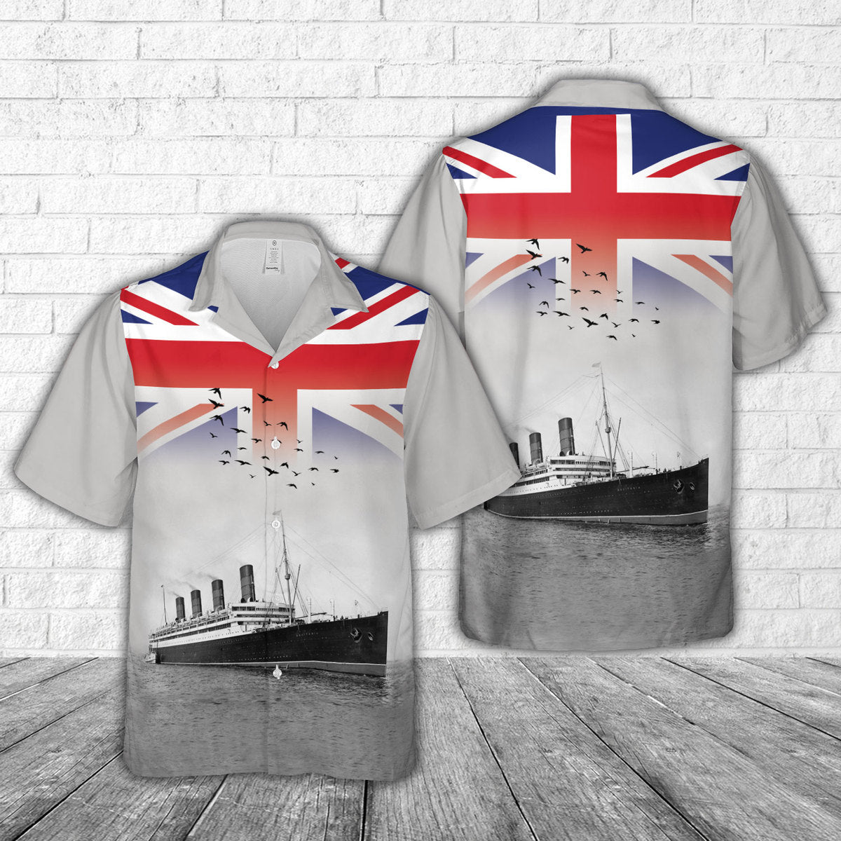 RMS Aquitania Hawaiian Shirt