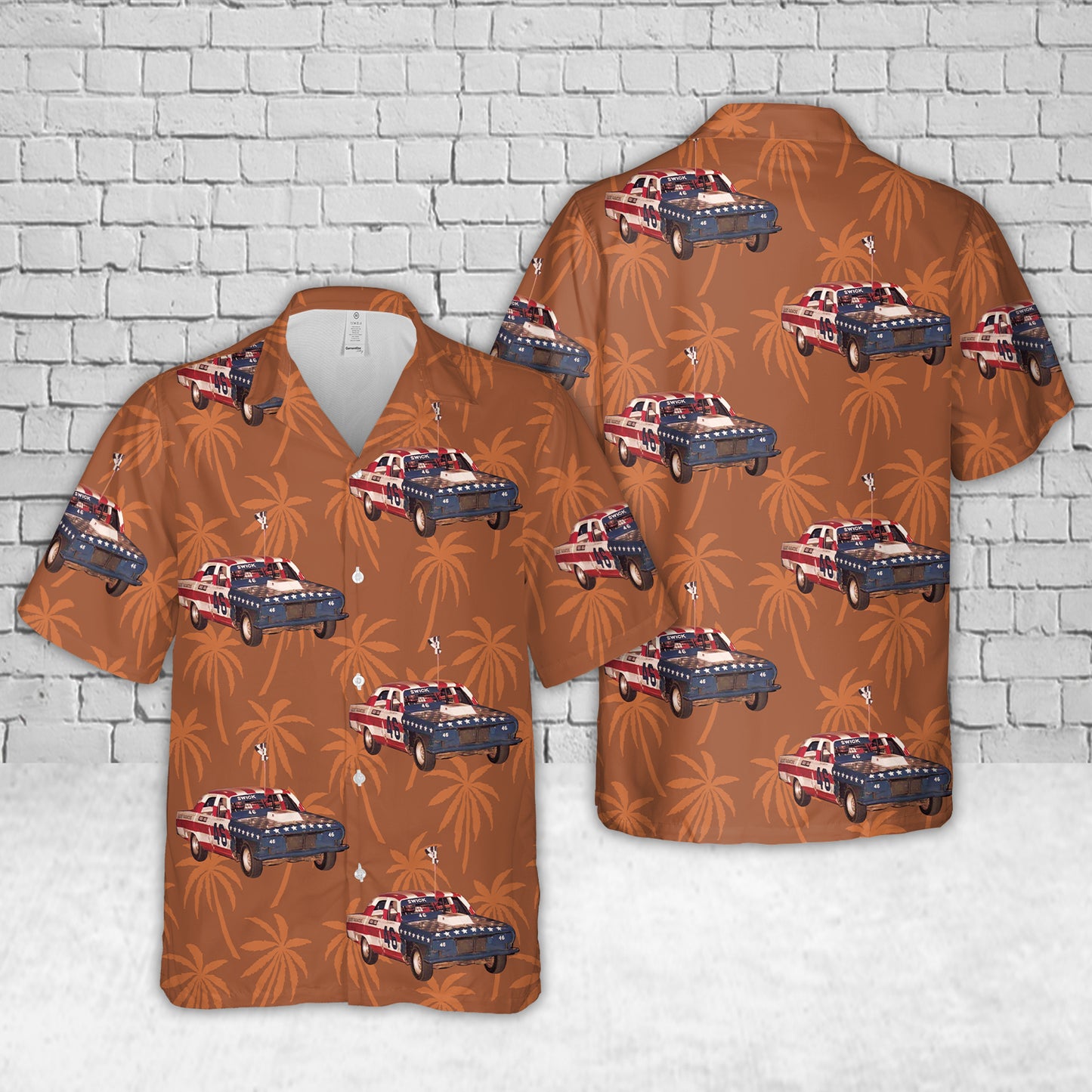 Racing Car Hawaiian Shirt