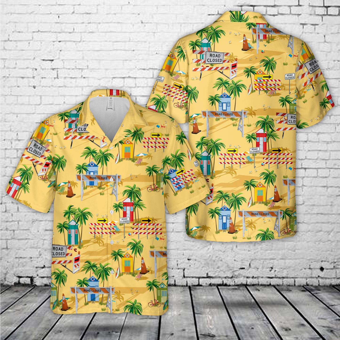Road Construction Hawaiian Shirt