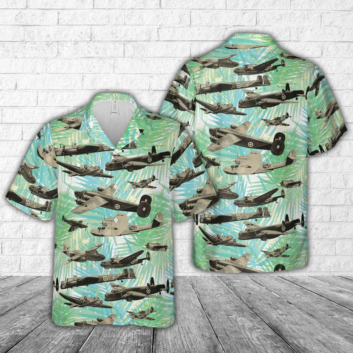 Royal Air Force Aircraft In WW2 Hawaiian Shirt