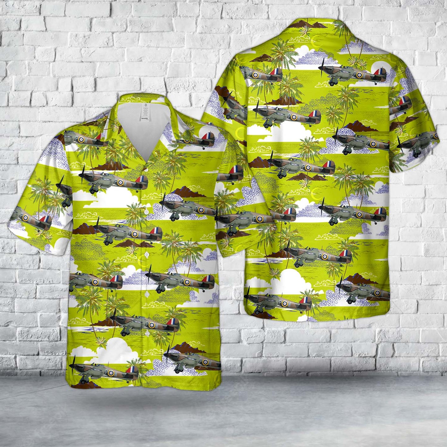 Royal Air Force "Battle of Britain Memorial Flight" Hawker Hurricane R4118 Hawaiian Shirt