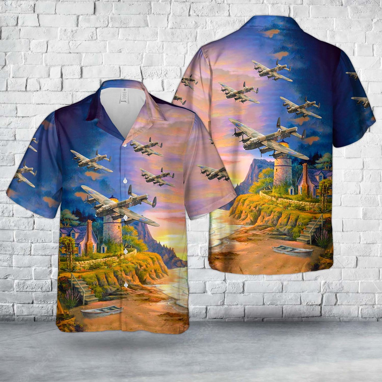 Royal Australian Air Force 460 SQN Avro Lancaster "G for George" Hawaiian Shirt