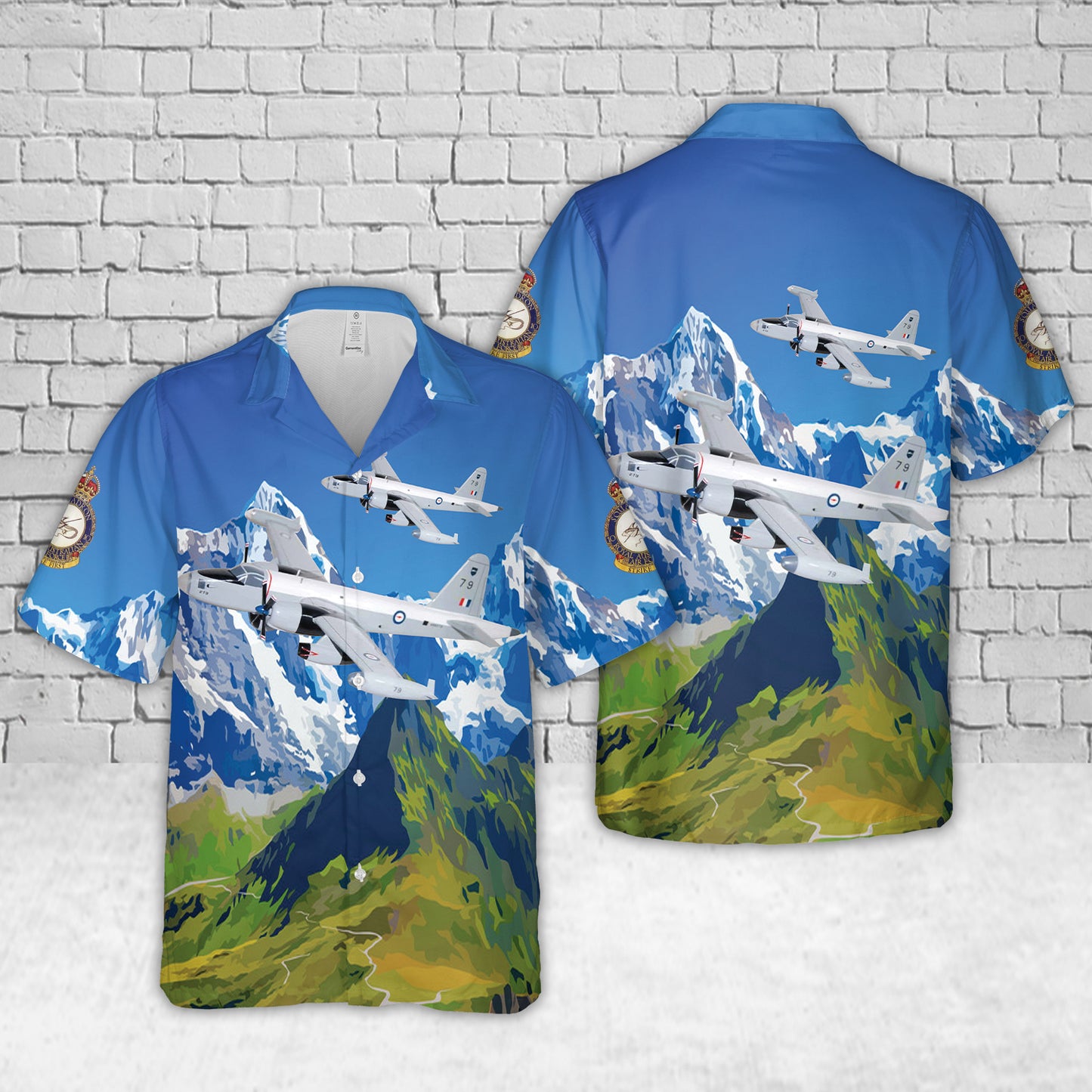 Royal Australian Air Force No. 10 Squadron RAAF Lockheed P2V-7S Neptune Hawaiian Shirt