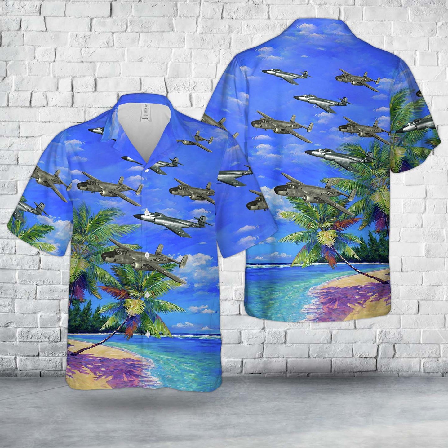 Royal Canadian Air Force aircraft in ww2 Hawaiian Shirt