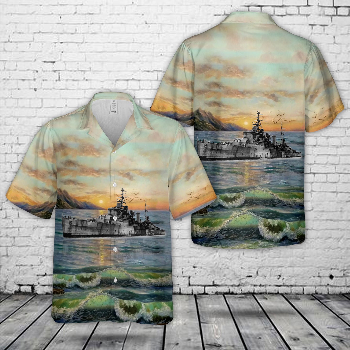 Royal Navy HMS Swiftsure (08) Hawaiian Shirt