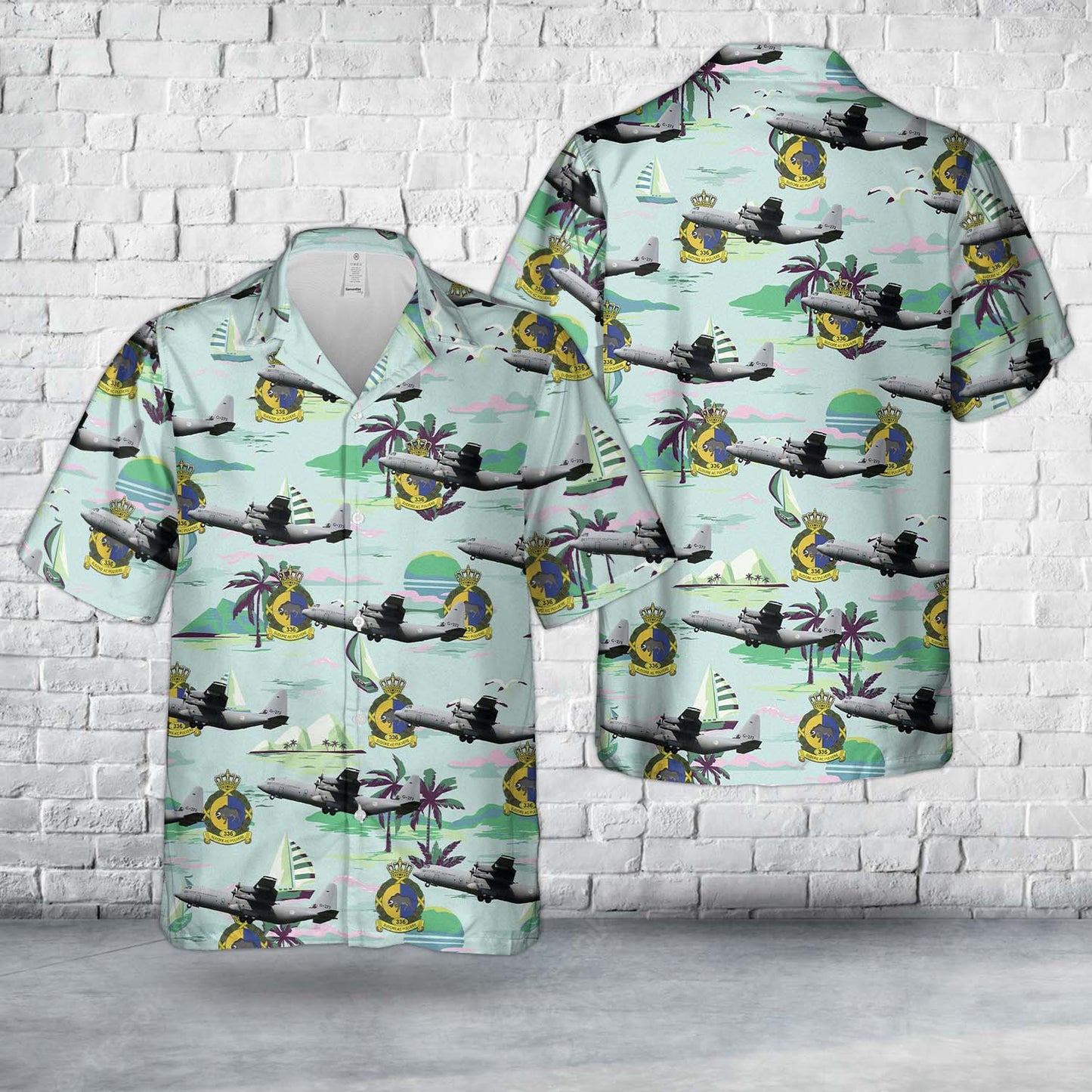 Royal Netherlands Air Force 336 Squadron Lockheed C-130H-30 Hercules (L-382) ("Ben Swagerman"; G-273; cn382-5273) Hawaiian Shirt