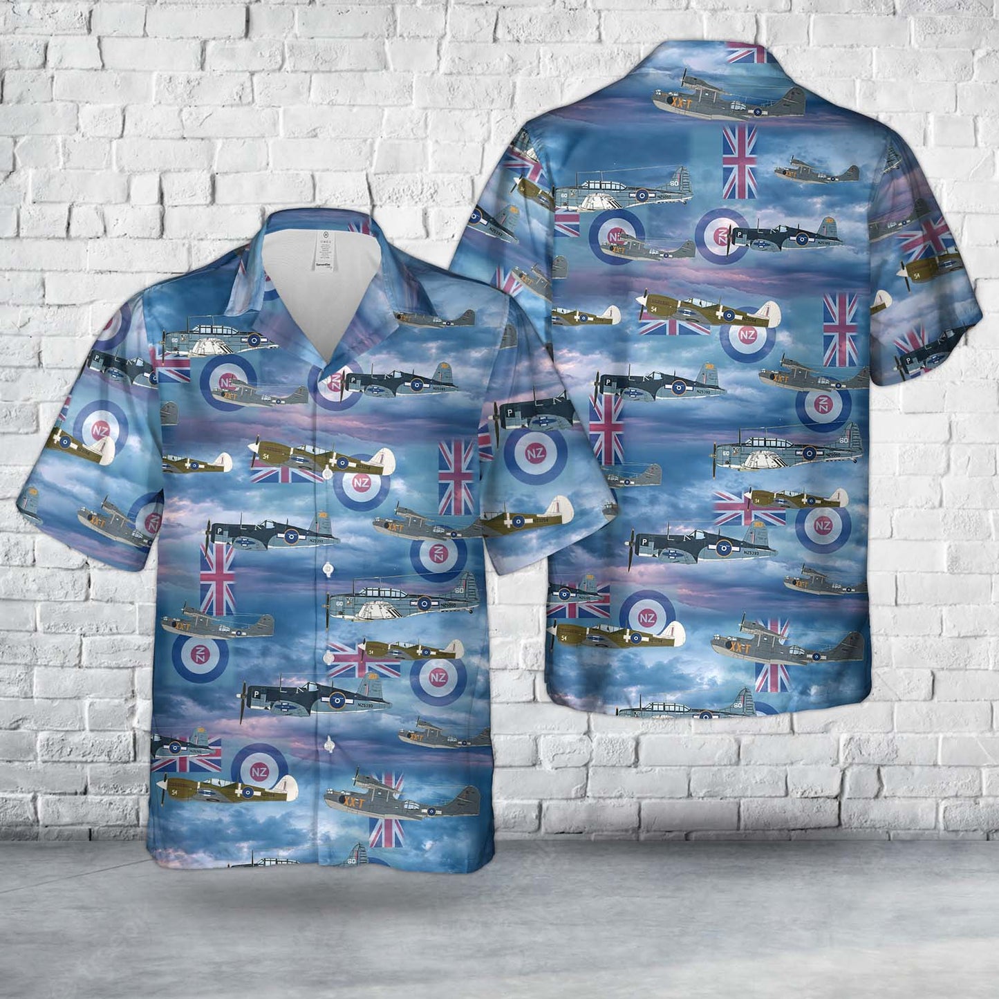 Royal New Zealand Air Force in World War II Hawaiian Shirt