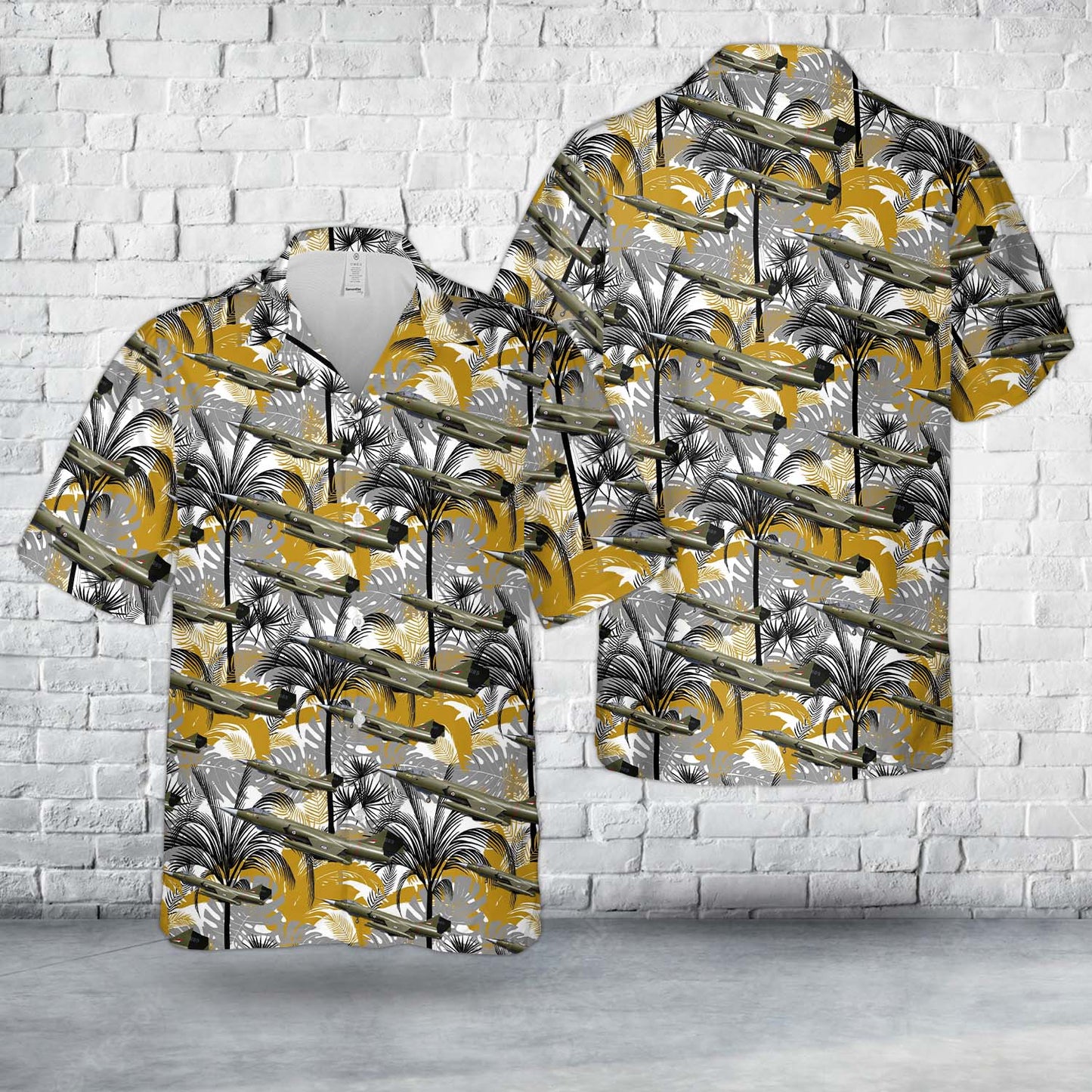 Royal Norwegian Air Force Canadair CF-104G Starfighter Hawaiian Shirt
