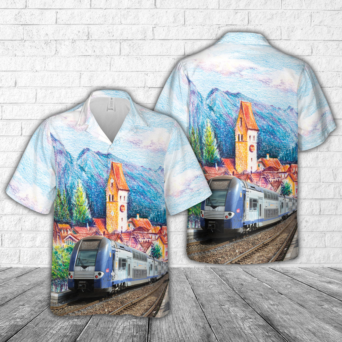 SNCF Class Z 26500.420 Hawaiian Shirt
