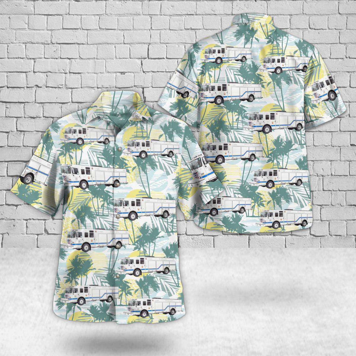 Slate Hill, New York, Slate Hill Fire District Hawaiian Shirt