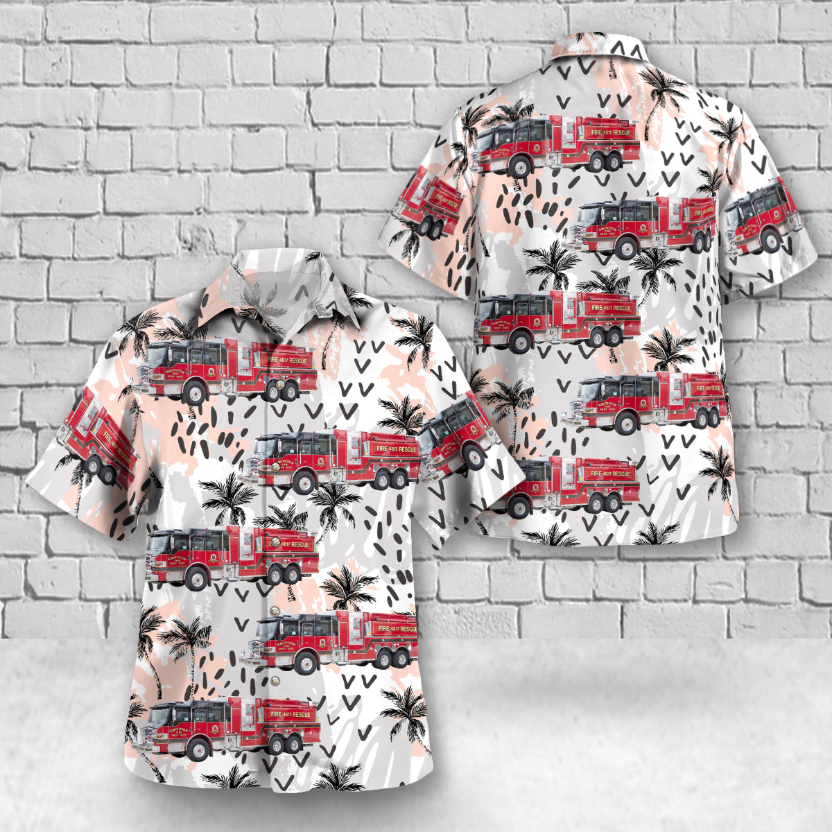 Smithton, Illinois, Smithton Fire Protection District Hawaiian Shirt