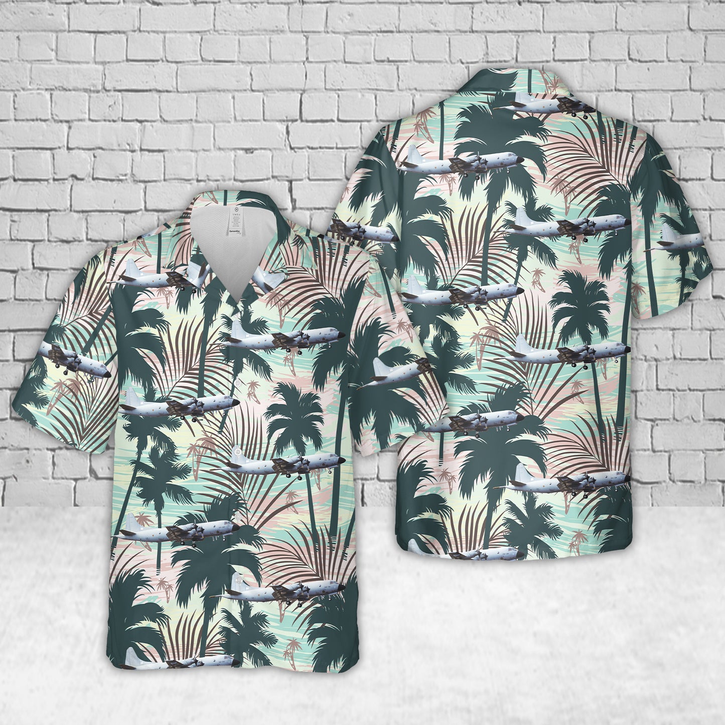 Spanish Air Force Lockheed P-3B Orion Hawaiian Shirt
