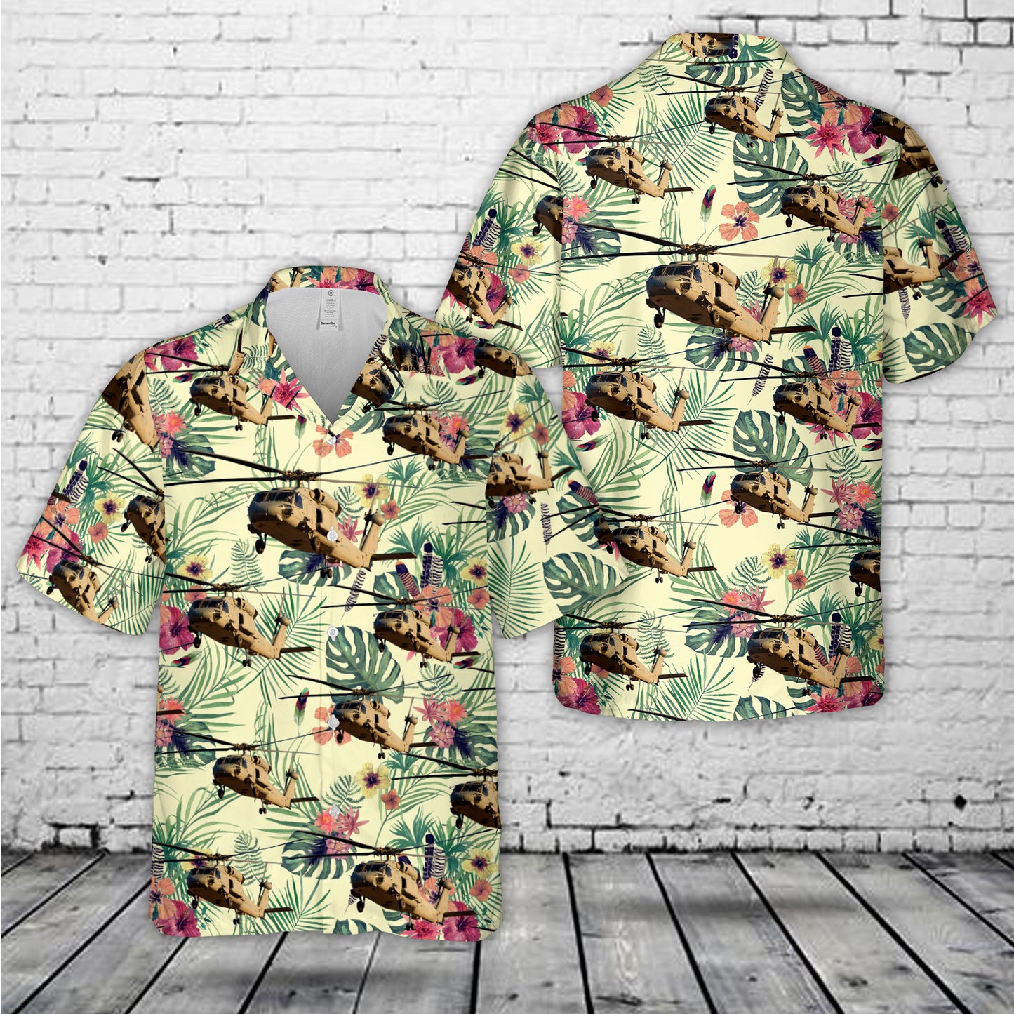 Spanish Navy Sikorsky SH-60F Seahawk Hawaiian Shirt