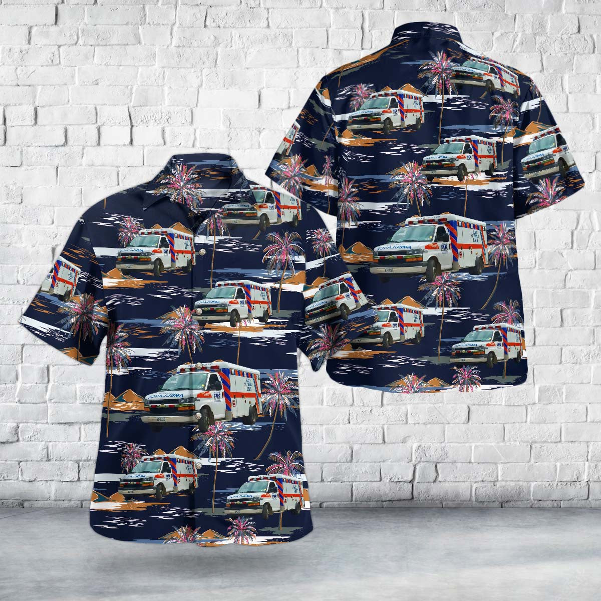 St. Thomas, Ontario, Canada, Elgin St. Thomas EMS Hawaiian Shirt