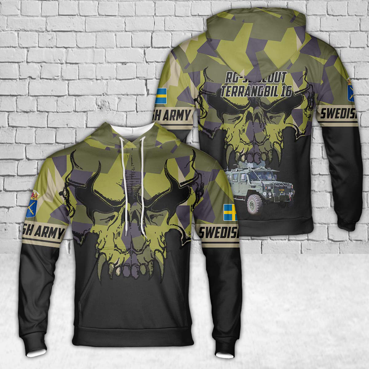 Swedish Army RG-32 Scout Terrangbil 16 Hoodie 3D