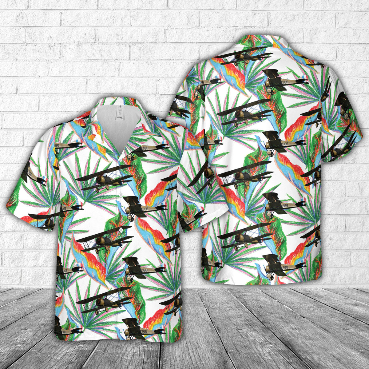 Thomas-Morse S-4 Scout vintage airplane Hawaiian Shirt