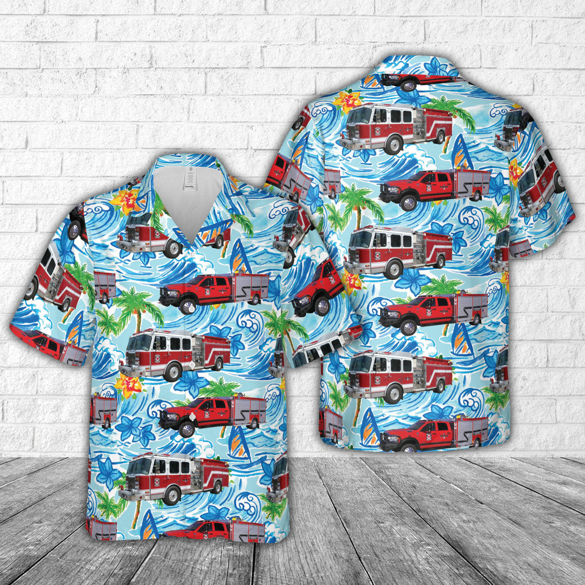 Treadway Volunteer Fire Department, Thorn Hill, Tennessee Hawaiian Shirt