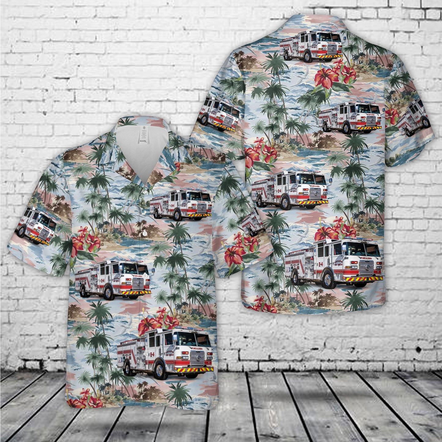 Tuscaloosa, Alabama, Tuscaloosa Fire Rescue Hawaiian Shirt