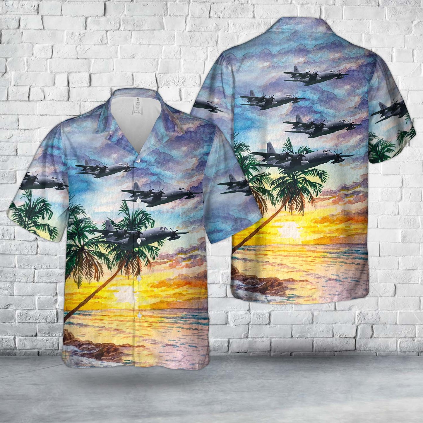 US Air Force Lockheed Martin MC-130J Commando II (L382/100) Hawaiian Shirt