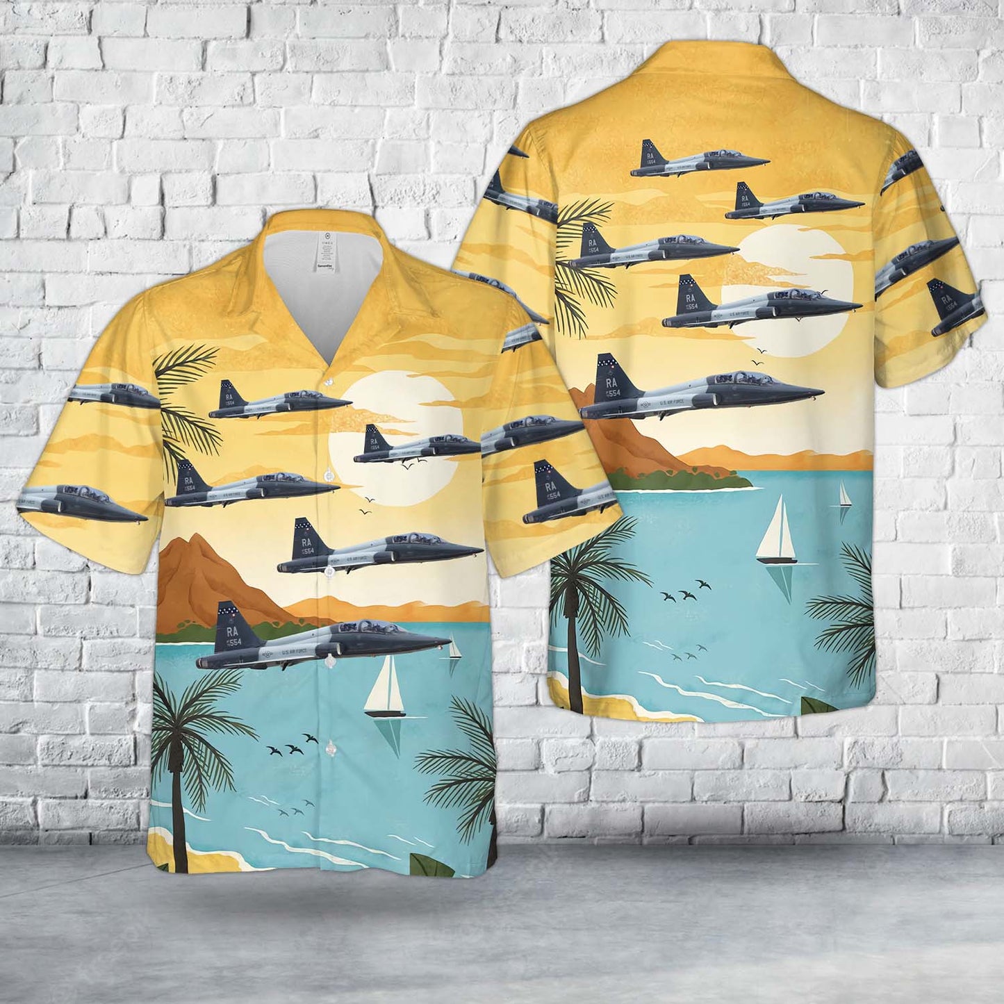 US Air Force 575th AMXS T-38C Talon Hawaiian Shirt