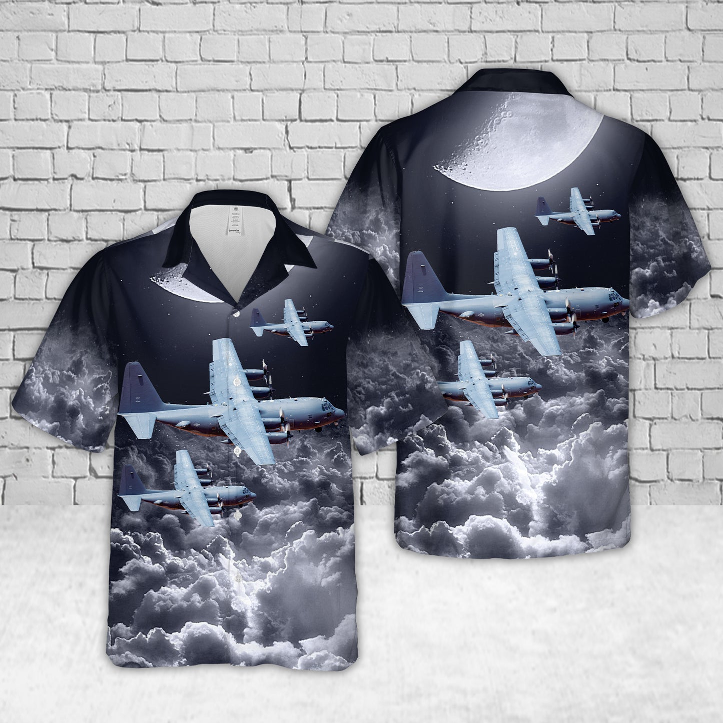 US Air Force Lockheed AC-130W Hercules (L-382) Hawaiian Shirt