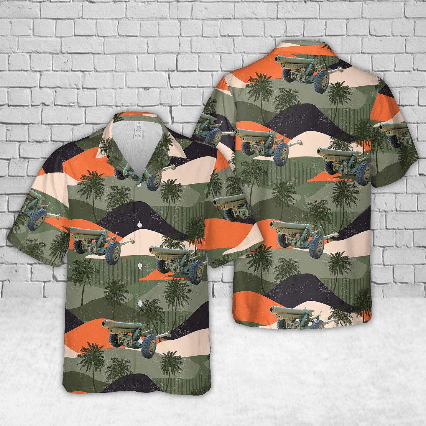 US Army 105 mm howitzer M3 Hawaiian Shirt