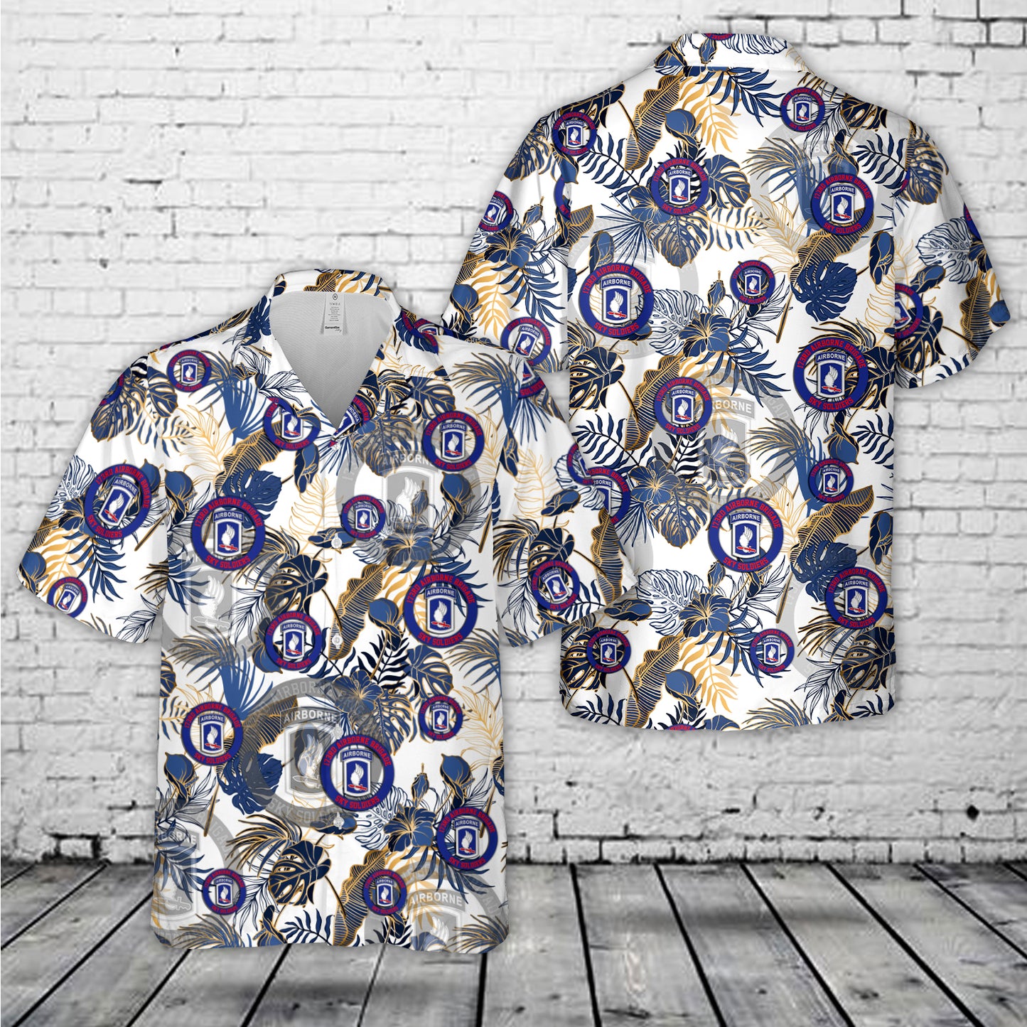 US Army 173rd Airborne Brigade "Sky Soldiers" Hawaiian Shirt