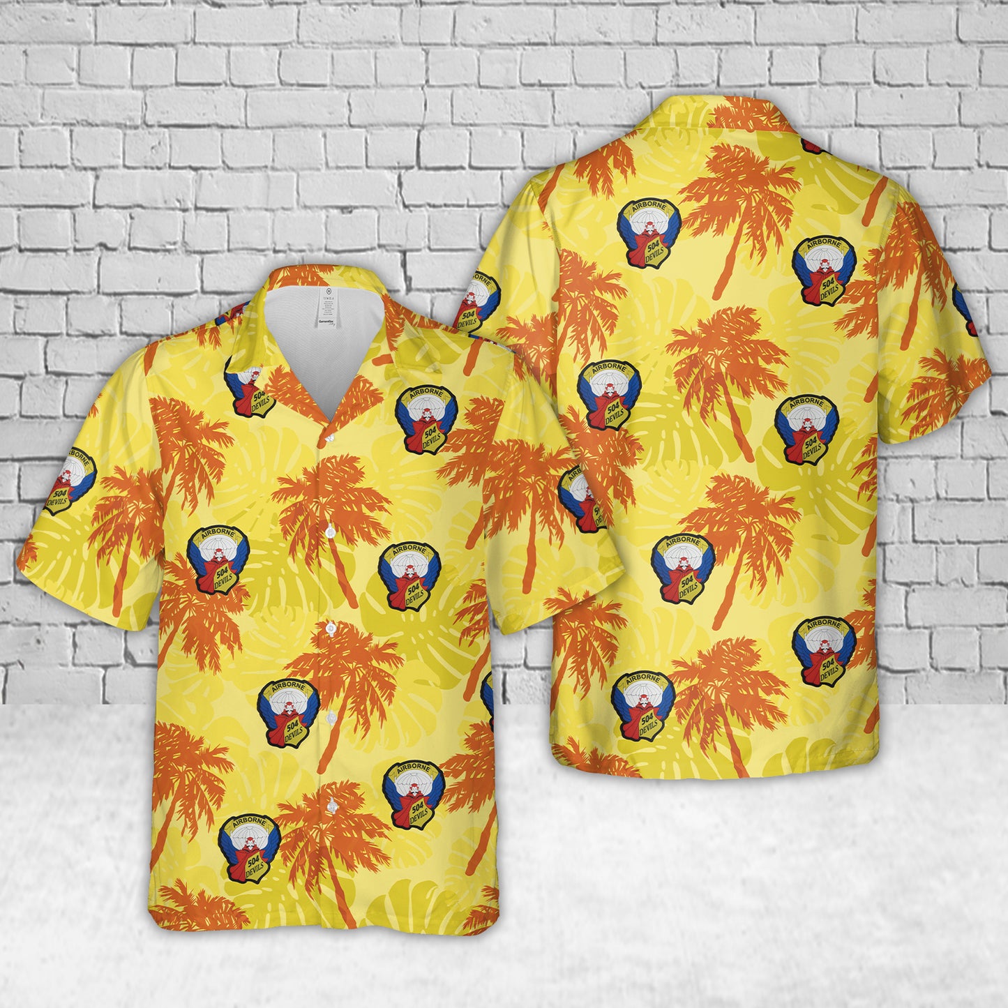 US Army 504th Parachute Infantry Regiment (504th PIR) Hawaiian Shirt