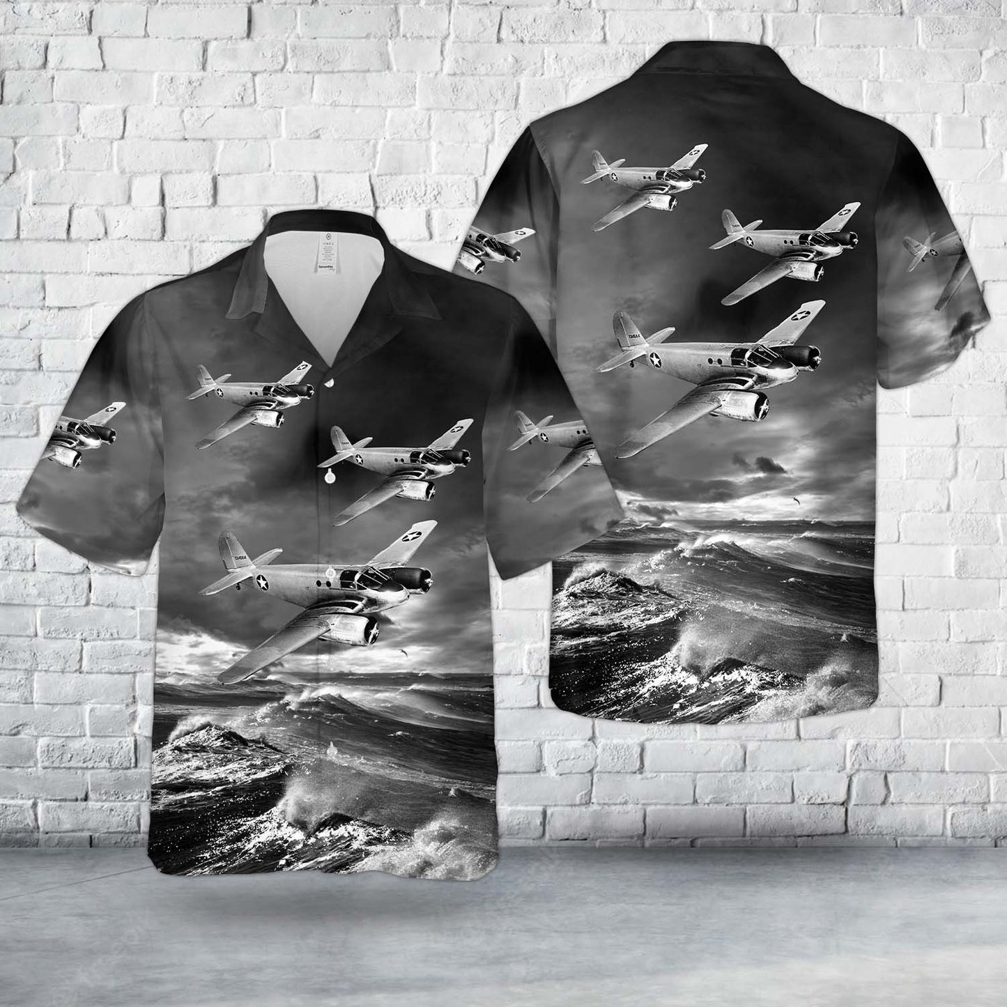 US Army Air Forces Beechcraft AT-10-GF Wichita (42-34584) In WWII Hawaiian Shirt