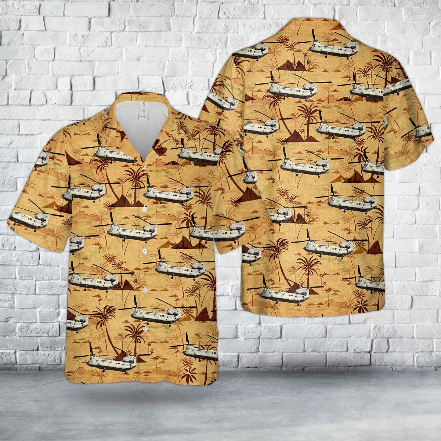 US Army Boeing CH-47F Chinook (414) Hawaiian Shirt
