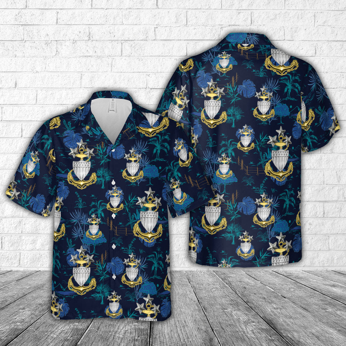 US Coast Guard Master Chief Petty Officer Hawaiian Shirt