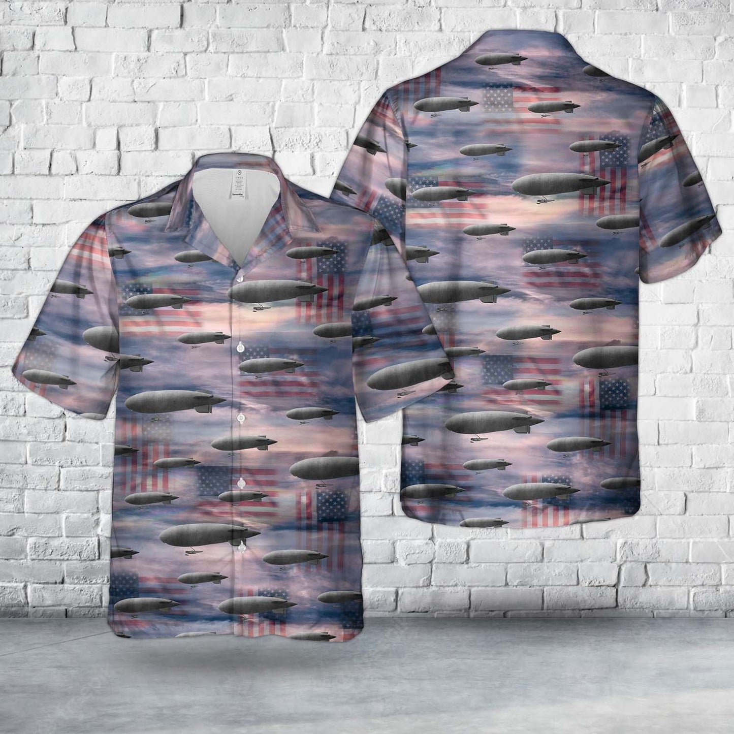 US Navy B-class blimp Hawaiian Shirt