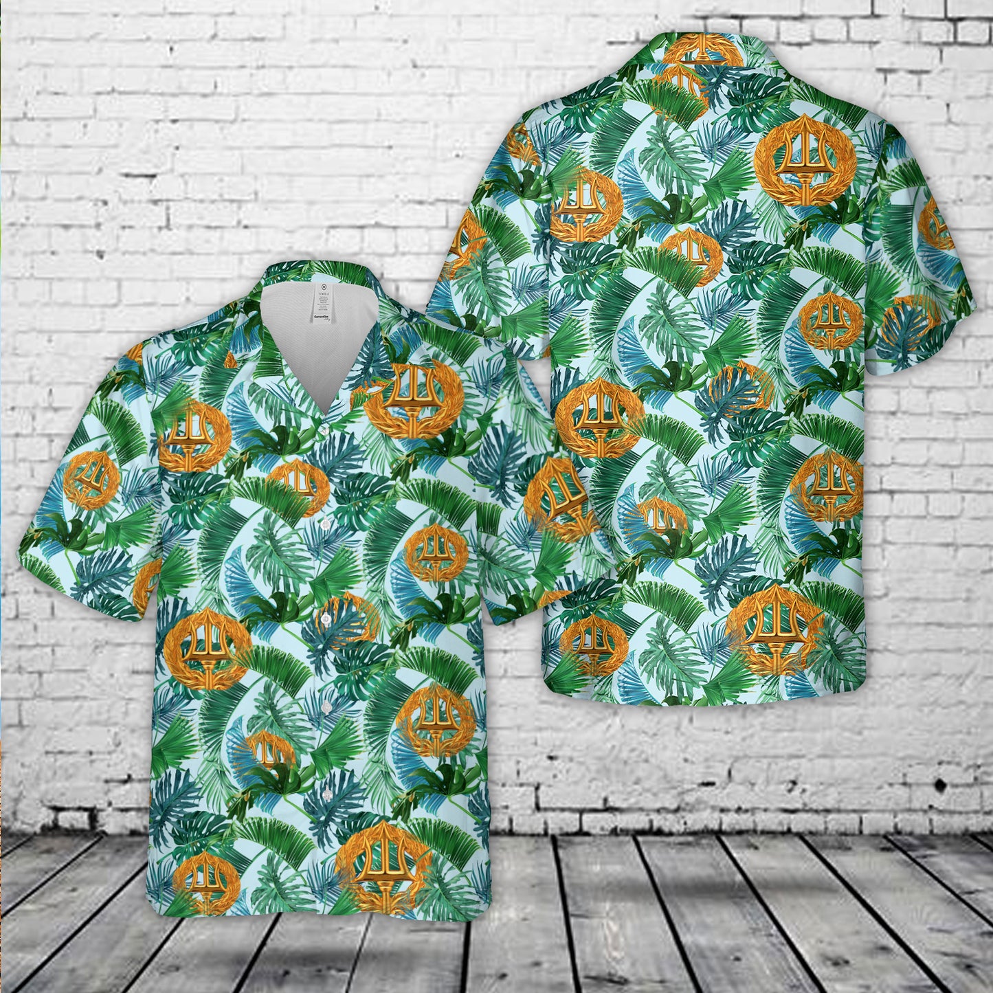 US Navy Command Ashore insignia Hawaiian Shirt