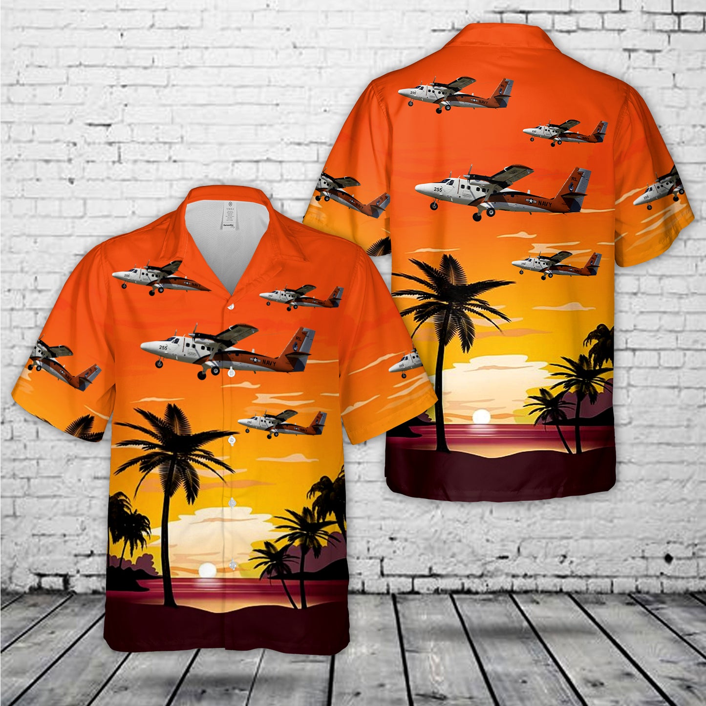 US Navy De Havilland Canada UV-18A Twin Otter Hawaiian Shirt