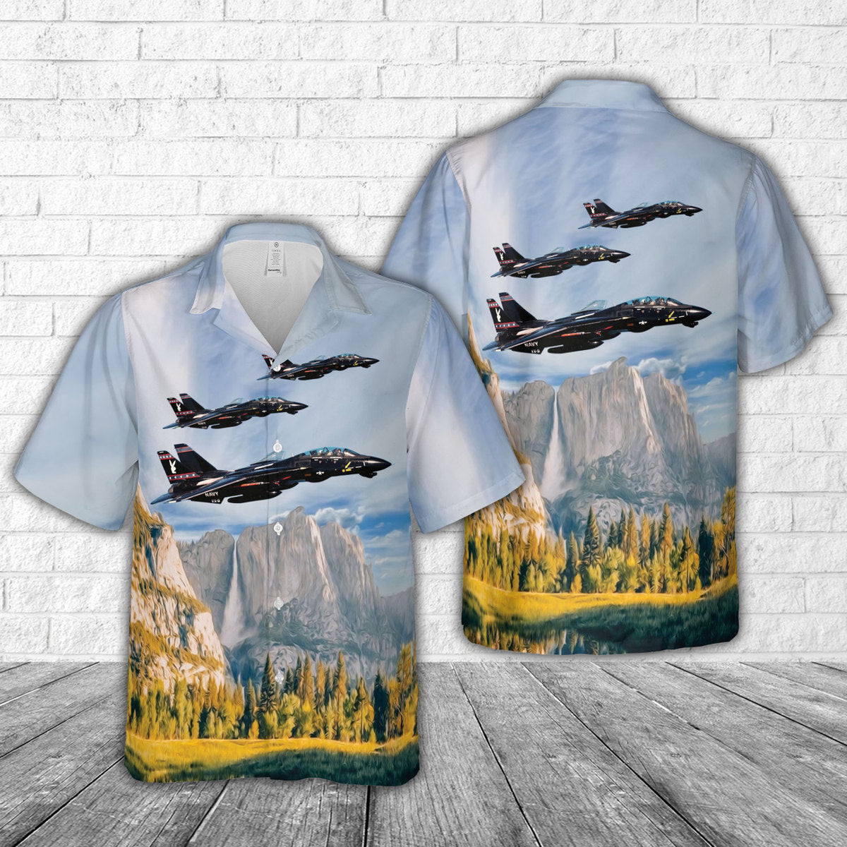 US Navy F-14D Tomcat VX-9 The Vampires Hawaiian Shirt