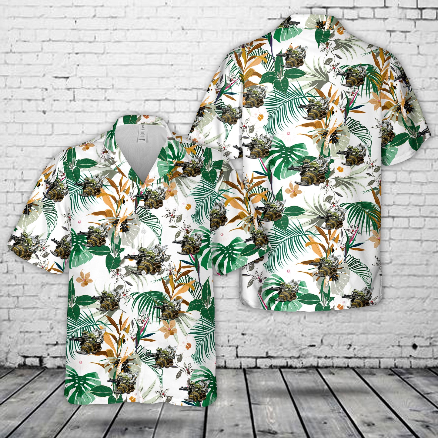 US Navy Fighting Seabees Chiefs Naval Construction Forces Hawaiian Shirt