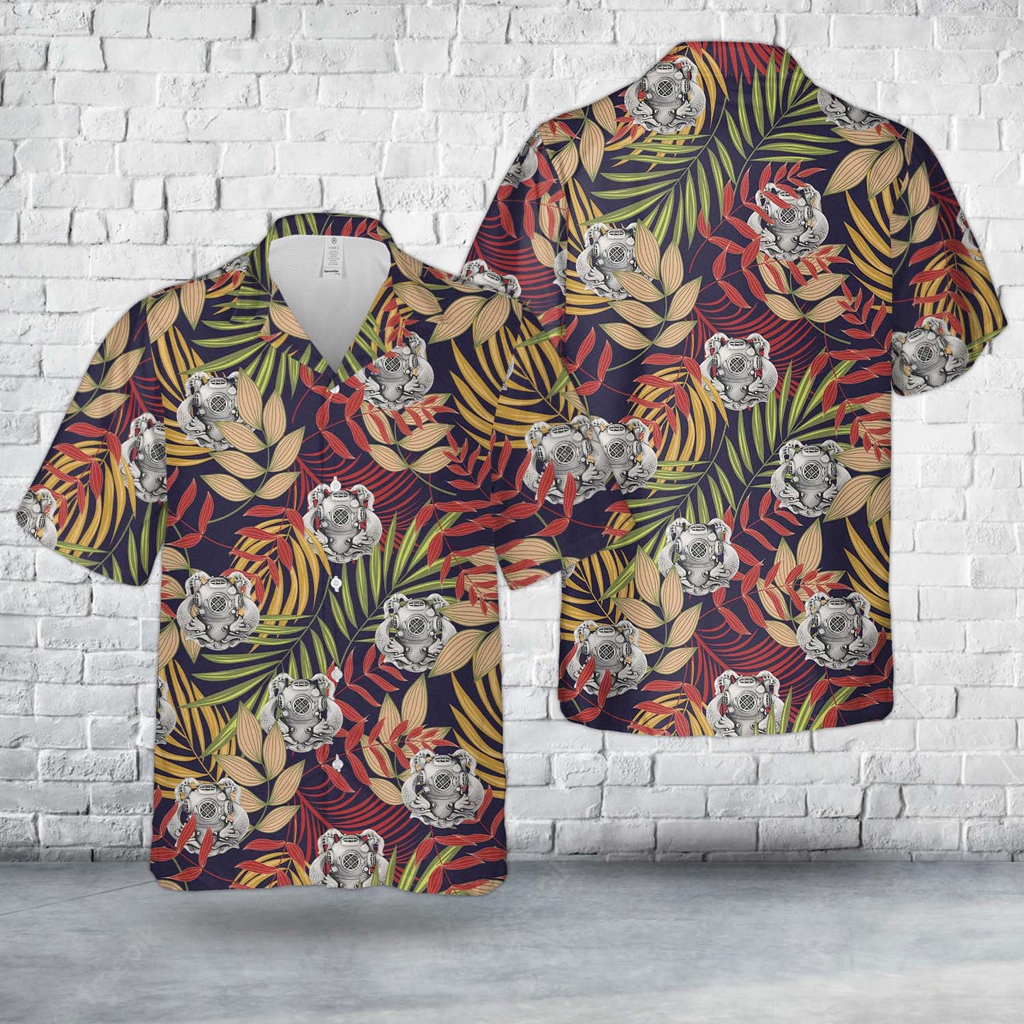 US Navy First Class Diver Hawaiian Shirt