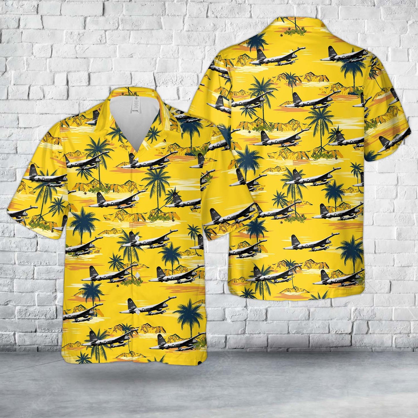 US Navy Lockheed SP-2H Neptune (BuNo 144681, 143172) form Patrol Squadron 21 (VP-21) "Black Jacks" Hawaiian Shirt