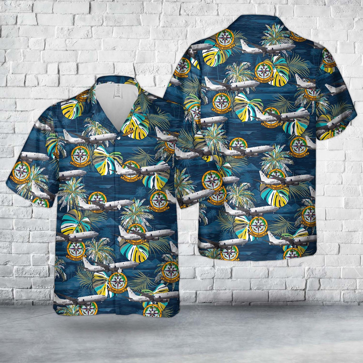 US Navy P-8A Poseidon Of VP-26 Tridents Hawaiian Shirt